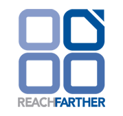 ReachFarther stacked logo